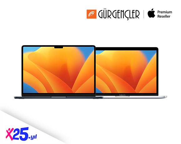 Gürgençler mağazaları ve www.gurgencler.com.tr adresinden yapacağınız MacBook alışverişlerinizde peşin fiyatına 6 aya varan taksit fırsatı!
